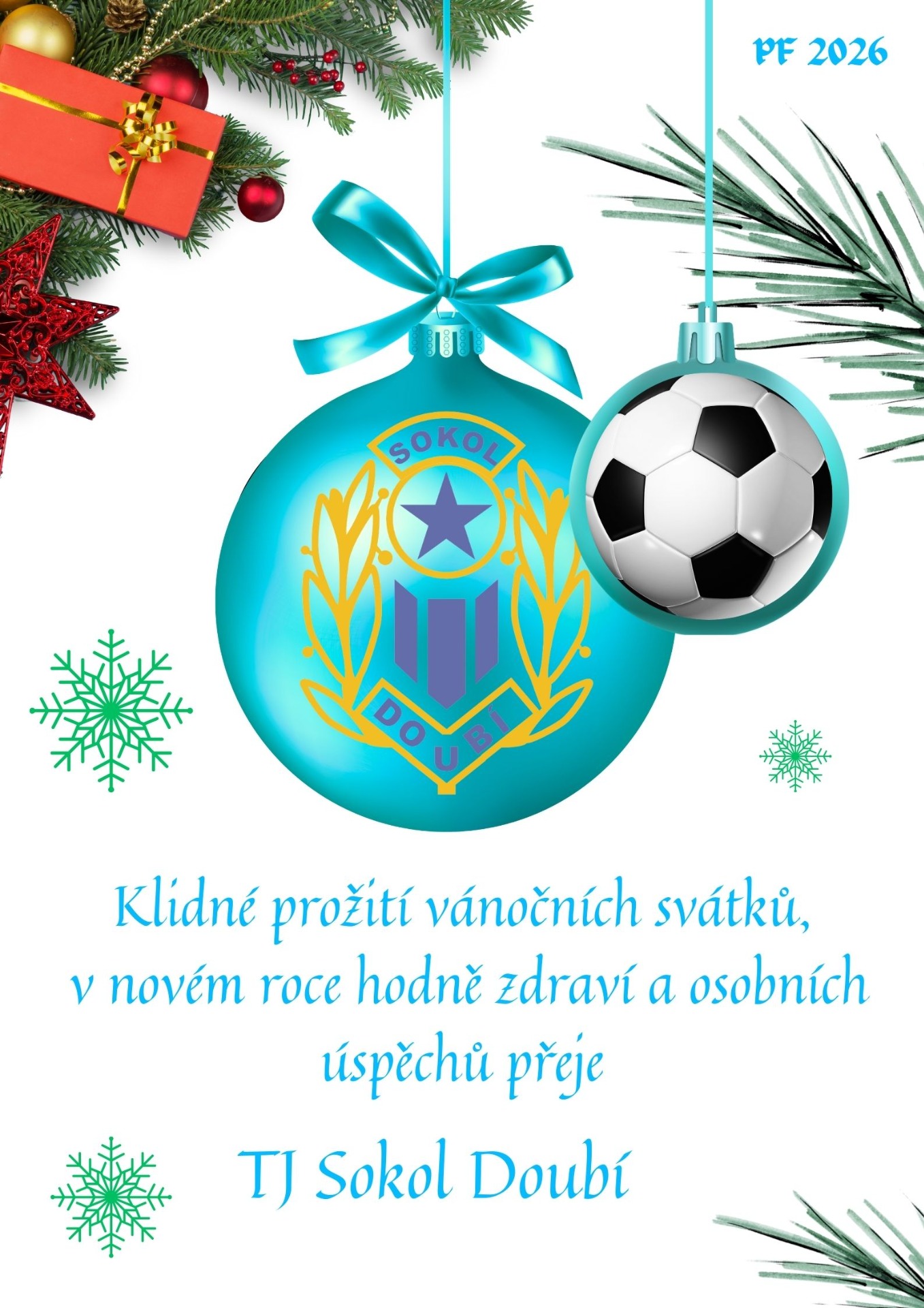 Poklidné svátky a šťasný  rok 2026